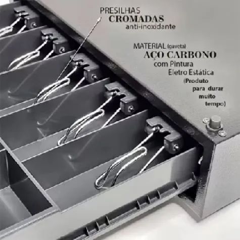 Título: Gaveta de Dinheiro Manual para Caixa/PDV com Chave - Ótimo Estado - Foto 5