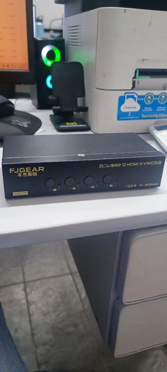 Swtich HDMI 4k / USB 4 portas - Foto 4