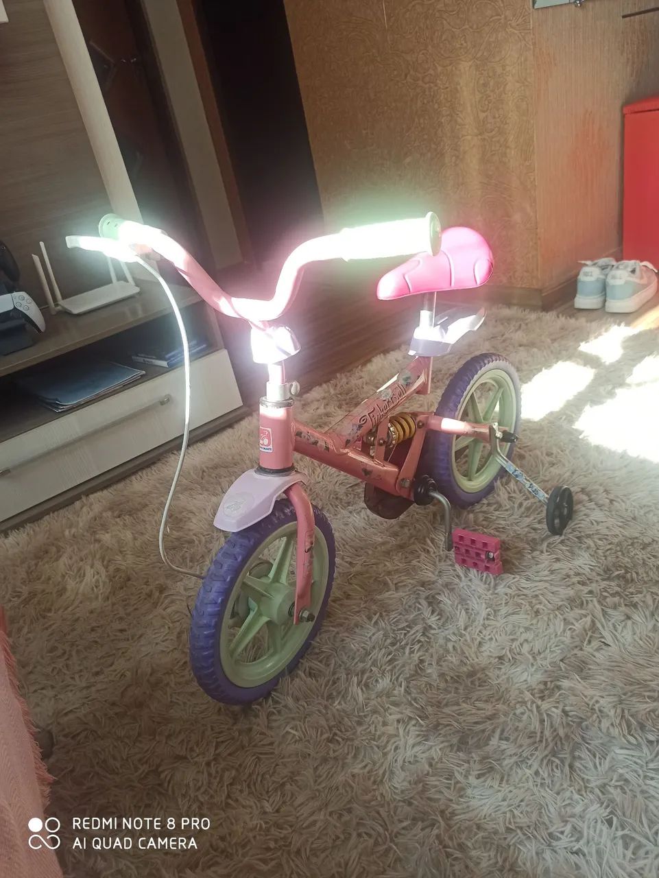 Bicicleta infantil Tinker Bell - Foto 2