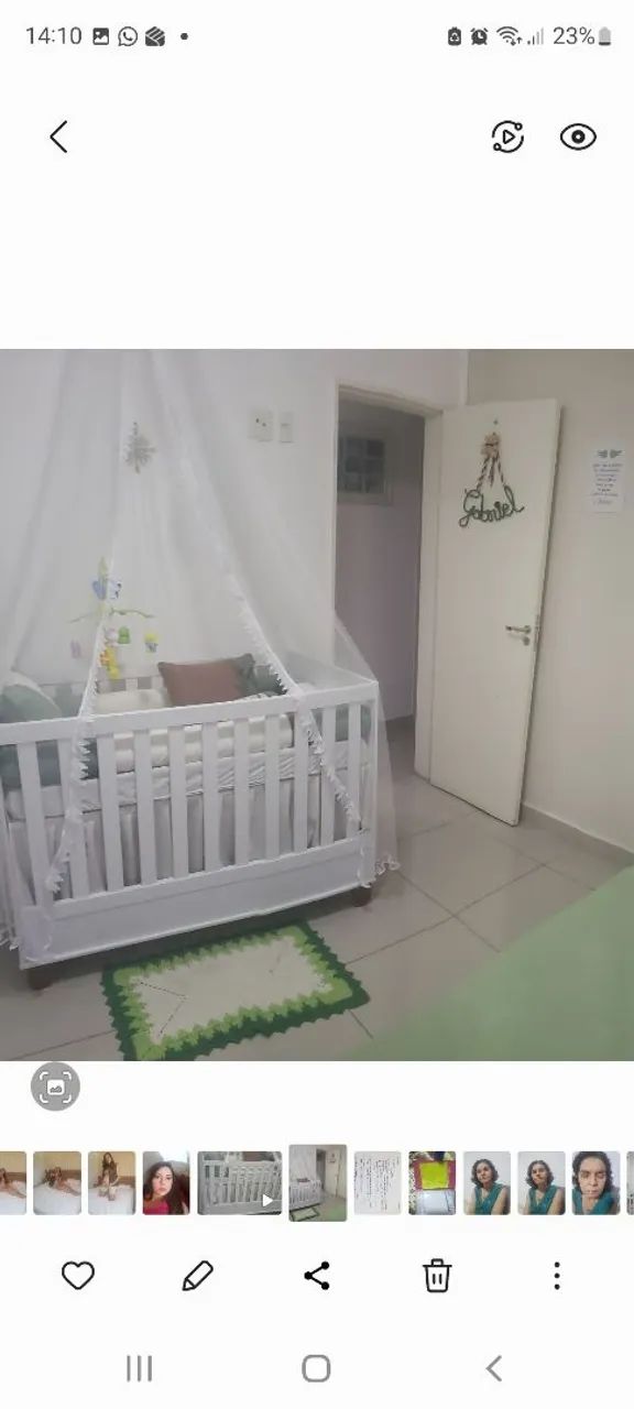 Berço Mdf, vira mini cama - Foto 3