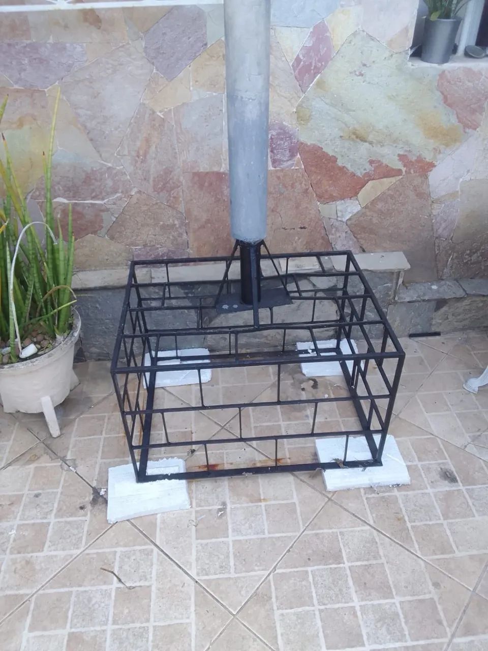 Lixeira de ferro pesado impecável, 170, - Foto 2