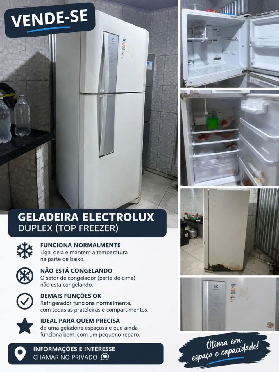Geladeira usada 