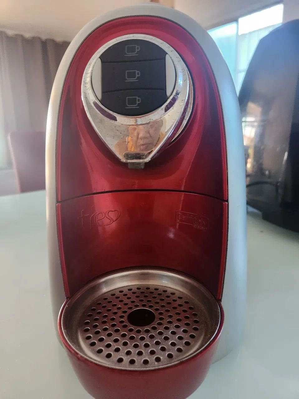 Cafeteira 3 corações 