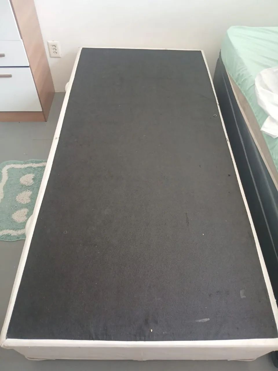 Cama box solteiro com baú 