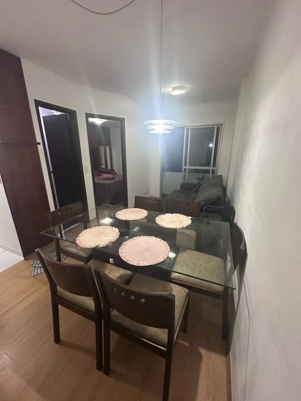 MESA COM TAMPO DE VIDRO - Foto 4