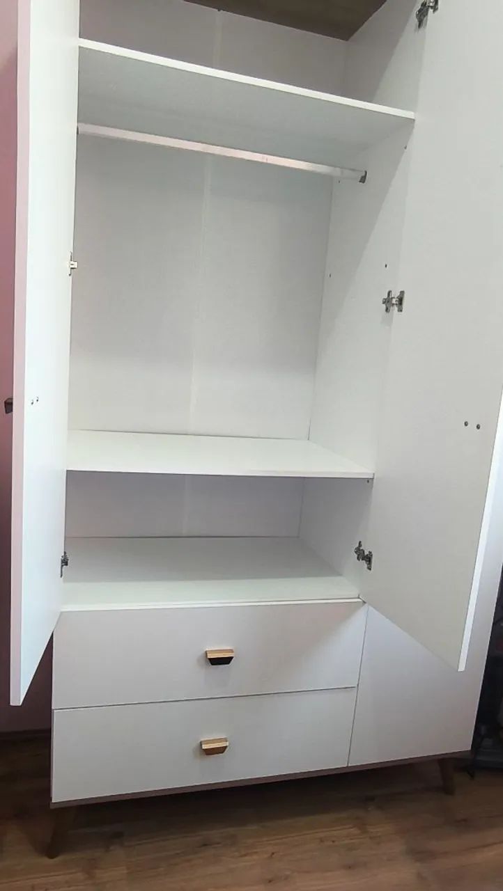 Guarda - Roupa (Branco) - Seminovo  - Foto 2