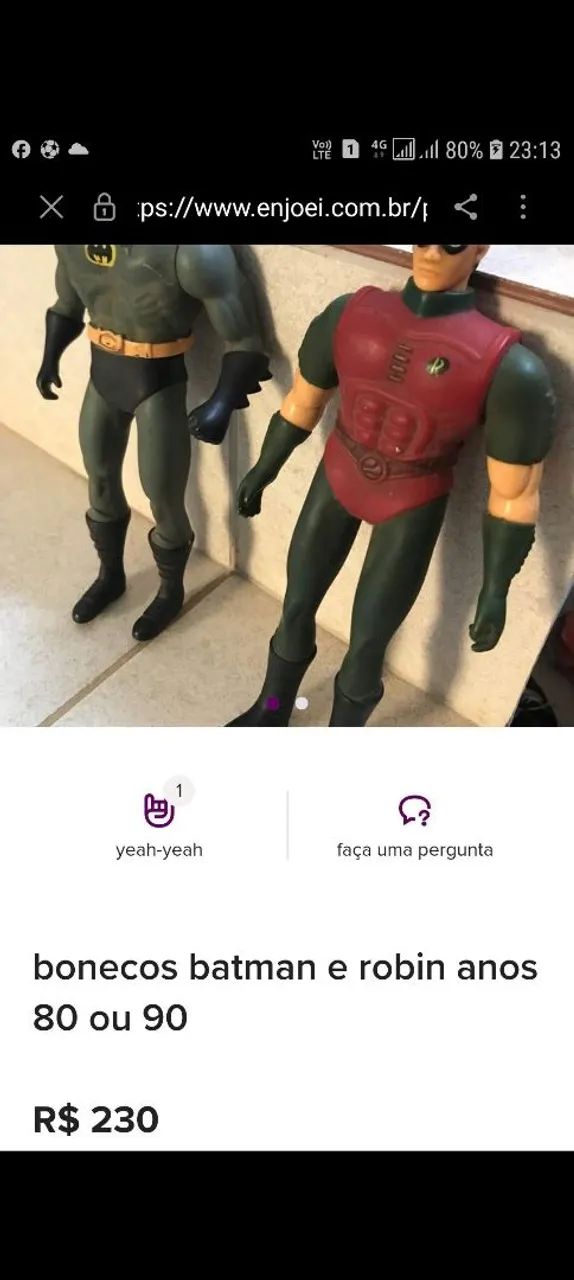 Boneco Antigo Robin  - Foto 2