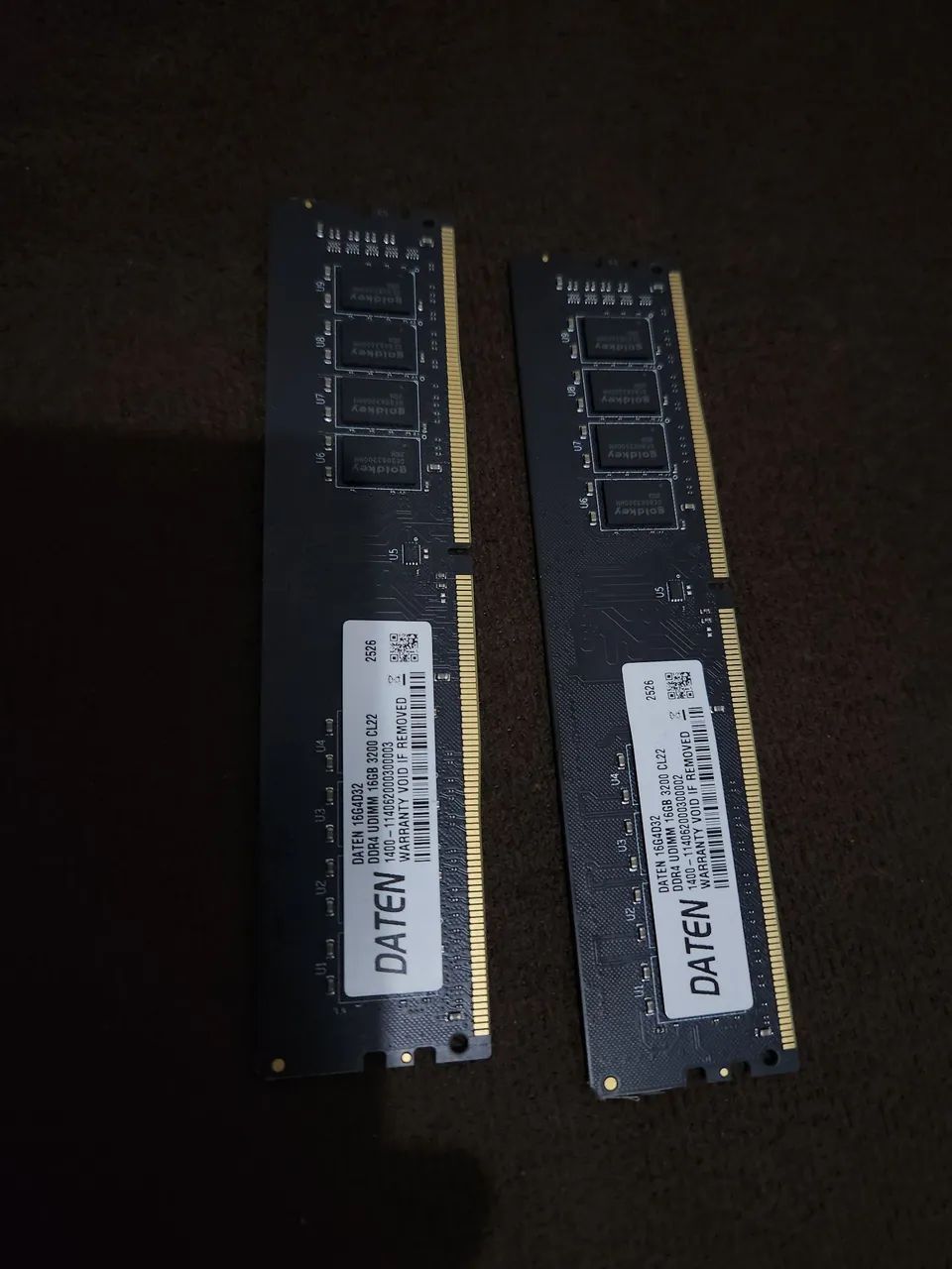 32gb RAM DDR 4 - 3200mhz
