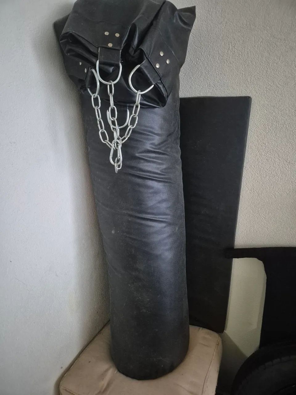 Saco de boxe com enchimento 