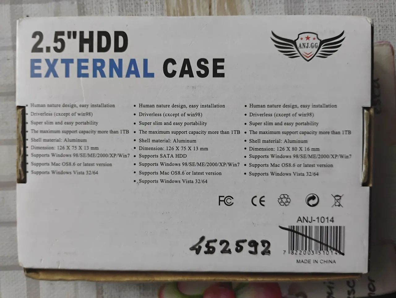 Case para HD externo 2,5" - Foto 2
