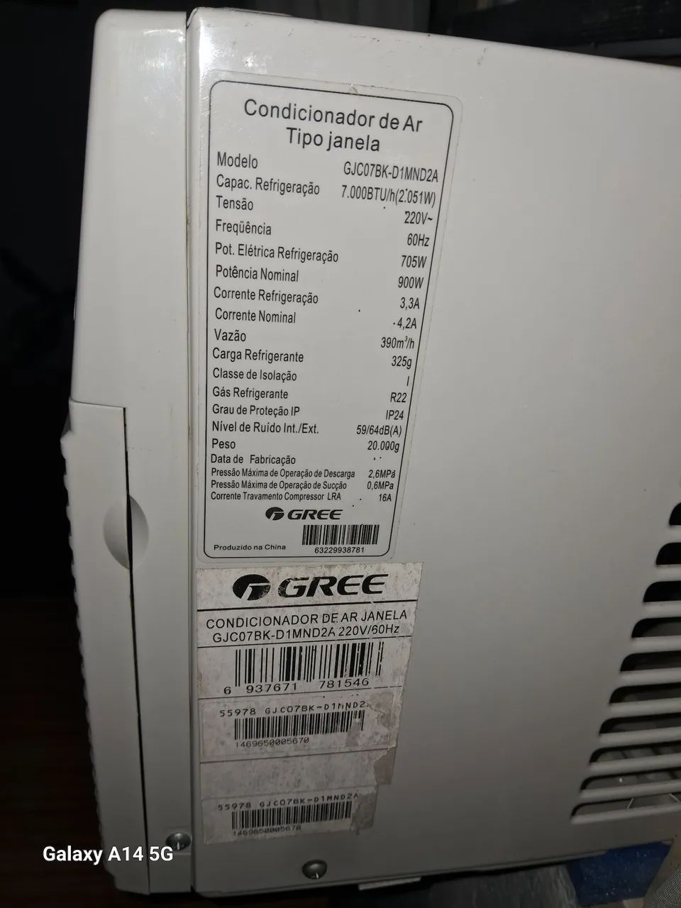 Ar condicionado 7000 Btus  - Foto 3