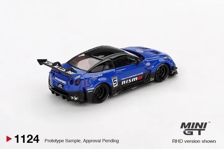 MINI GT 1124 - LB-Silhouette Works GT Nissan 35 GT-RR Ver.2 Blue