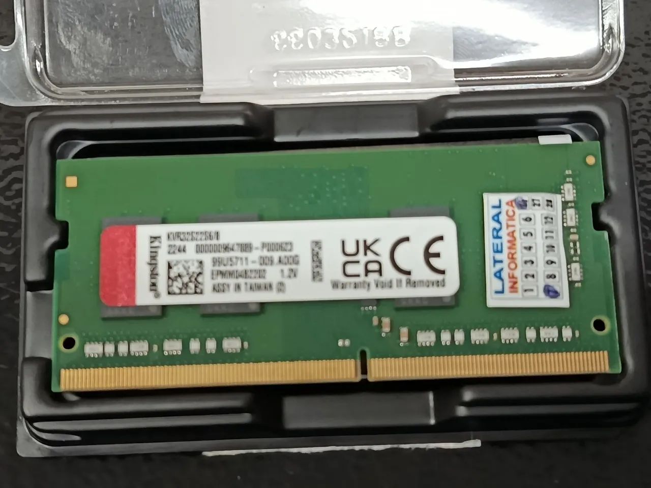 Memória 8GB - DDR4 - Kingston 