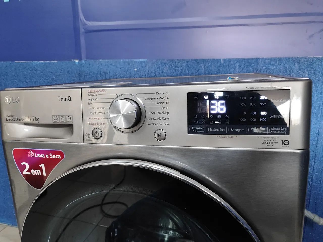 Lava e seca LG 11kg R$2.500.00 - Foto 2