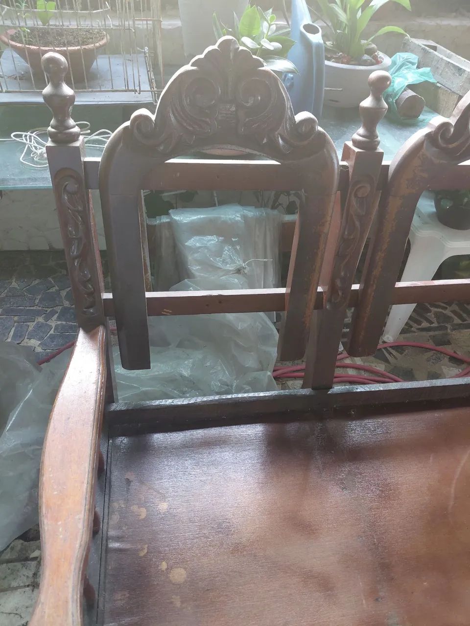 Vende se sofá madeira rústica  - Foto 3
