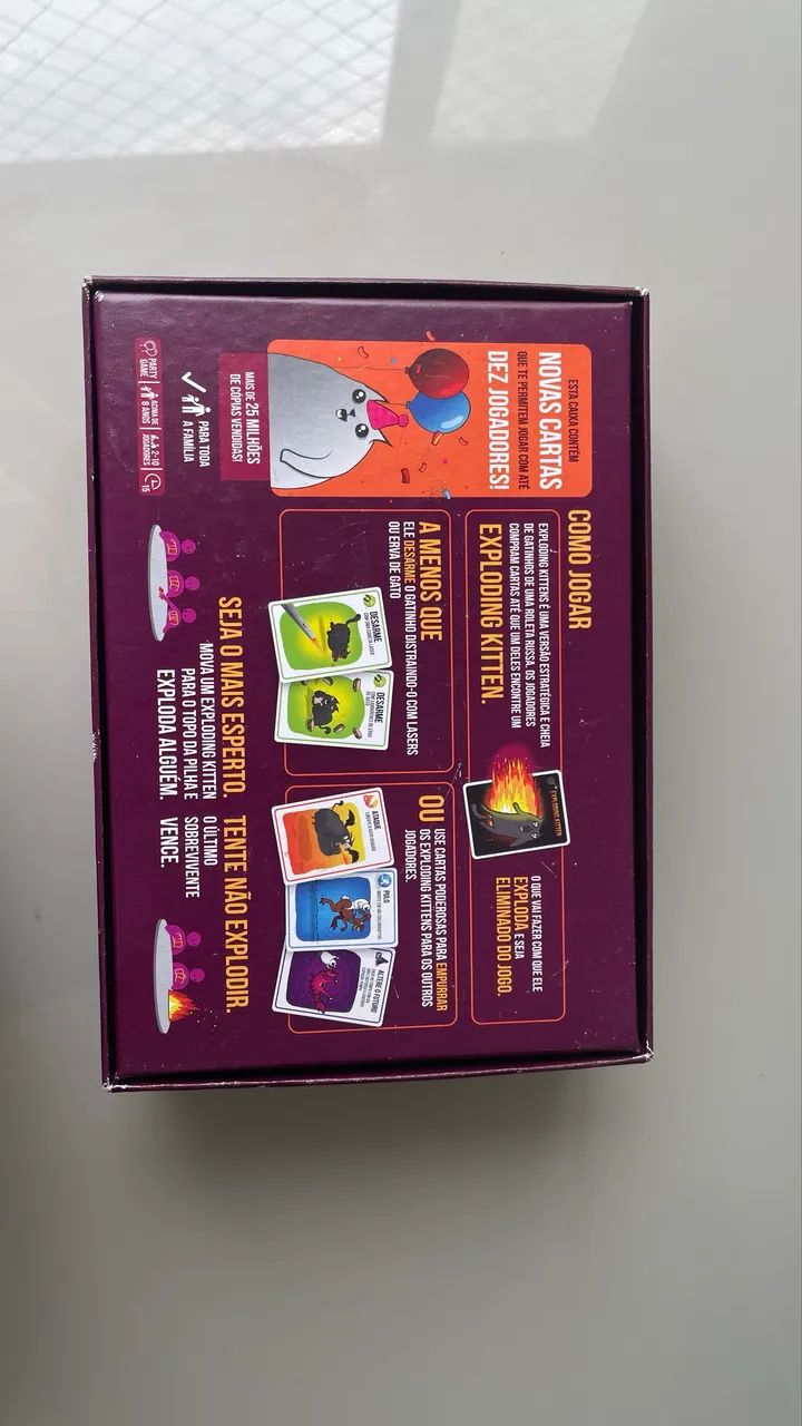 Exploding Kittens Para Galera - Jogo de Cartas Novo - Foto 4