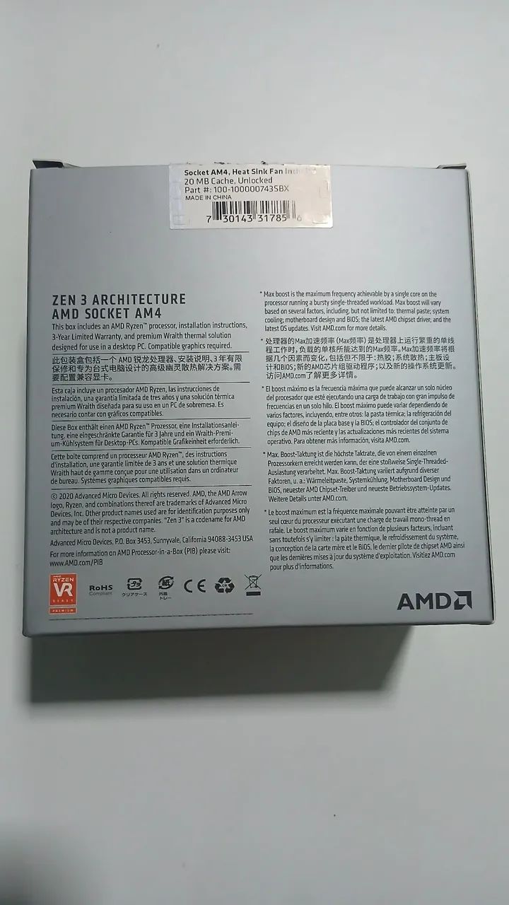 Processador AMD Ryzen 7 5700 - Foto 3