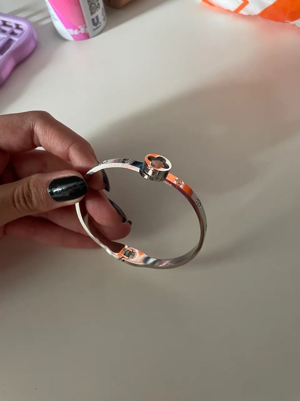 Bracelete de aço inoxidável  - Foto 2