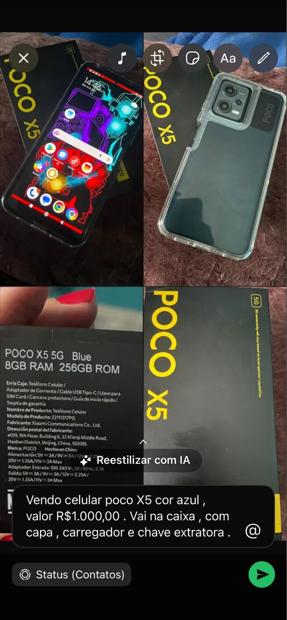 Vendo celular semi novo  - Foto 3