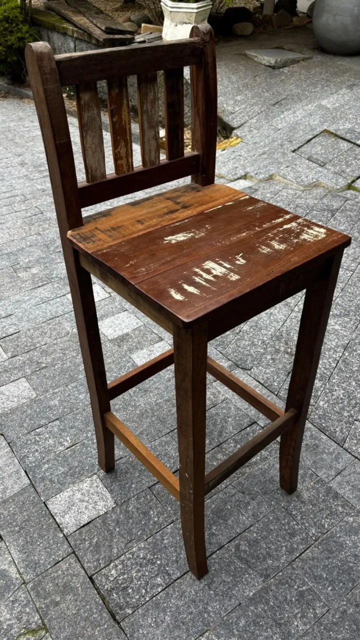 Banquetas de Madeira de Demolição - Foto 3
