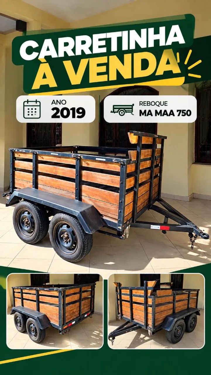CARROÇA DE 2 EIXO