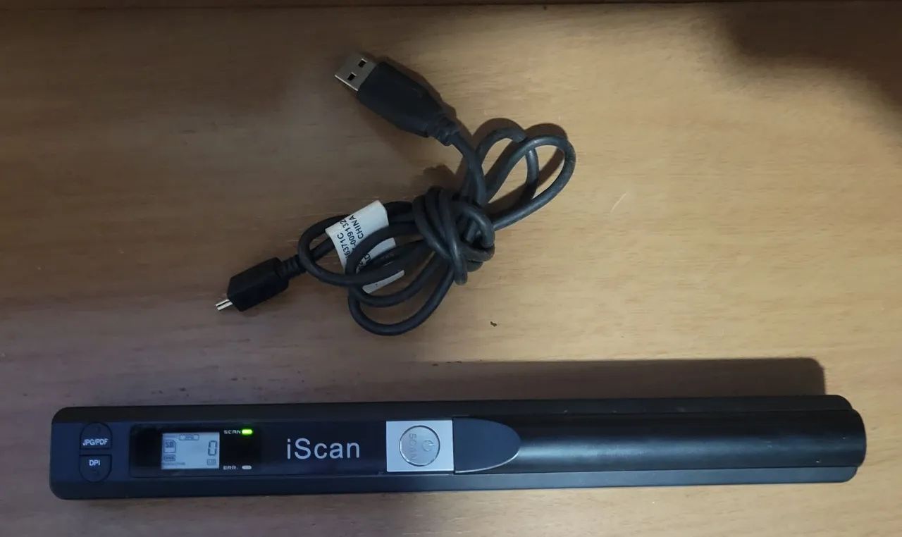 Scanner Portátil de Documentos iScan com Cartão 32GB