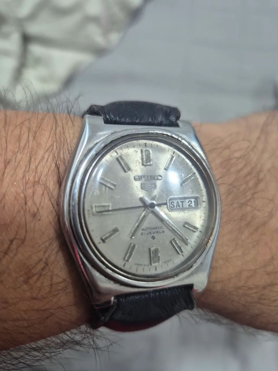 Relógio SEIKO 5 AUTOMÁTICO  PRATA   -   REVISADO - Foto 4