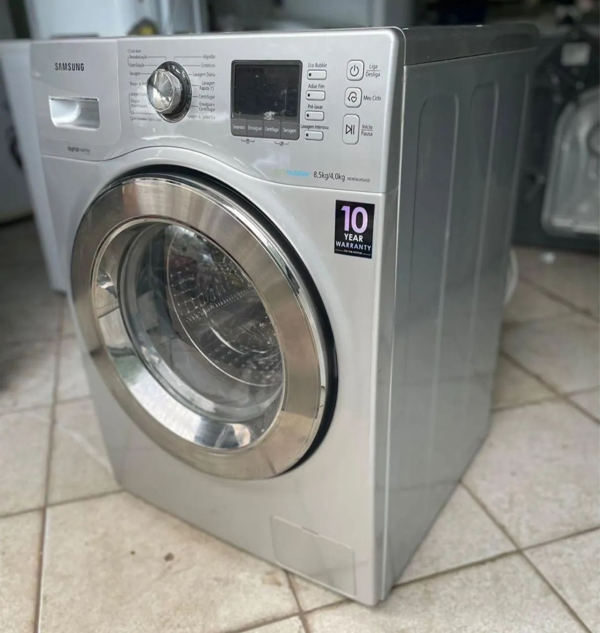 Lava e seca Samsung 8,5 KG prata  - Foto 2