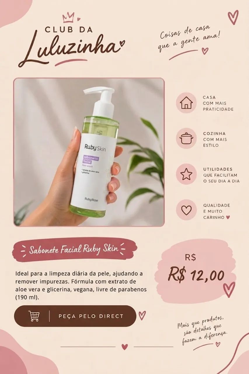 Sabonete facial ruby skin - Foto 2