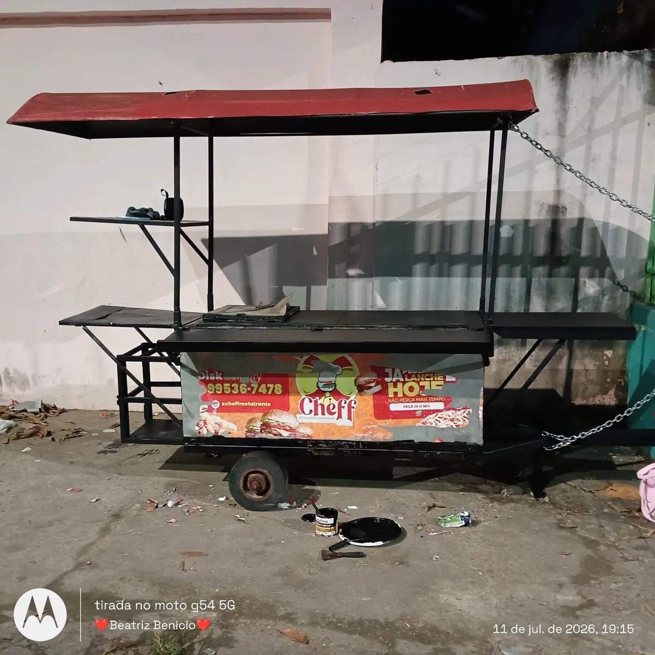 Carrinho de café da manhã 