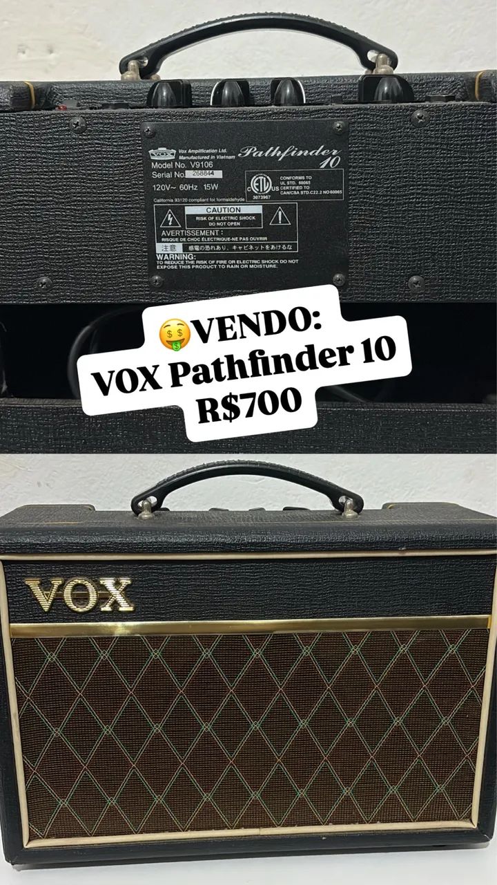 Amplificador Vox Pathfinder 10