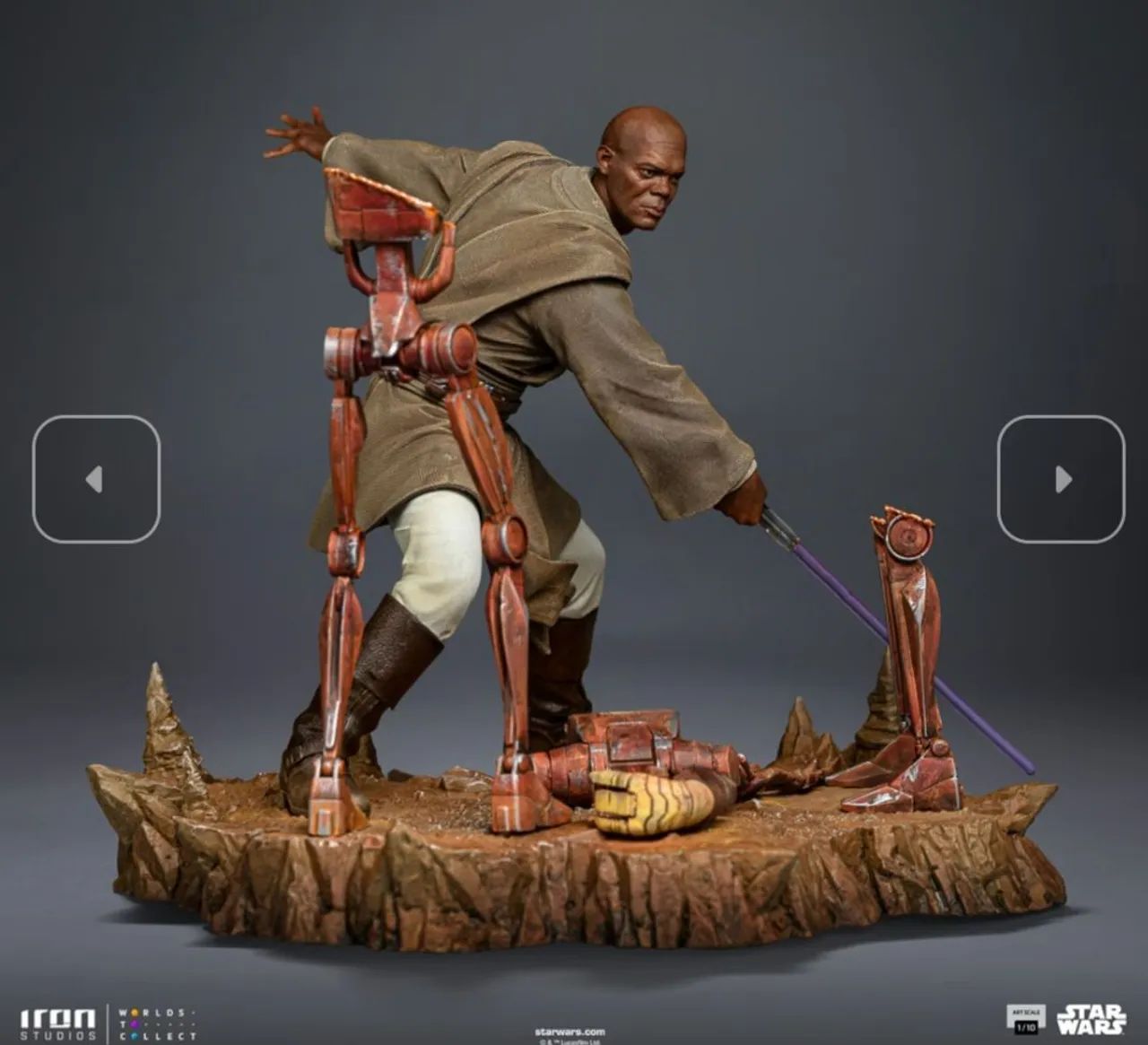Mace Windu Iron Studios Star Wars - Foto 4
