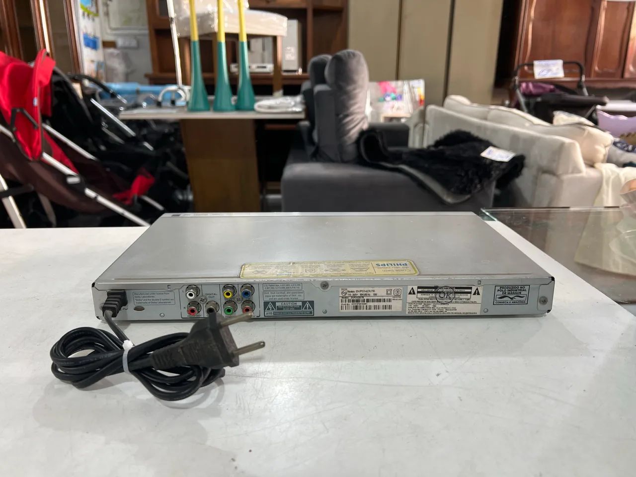 DVD Player Philips DVP3142K com Defeito  - Foto 4