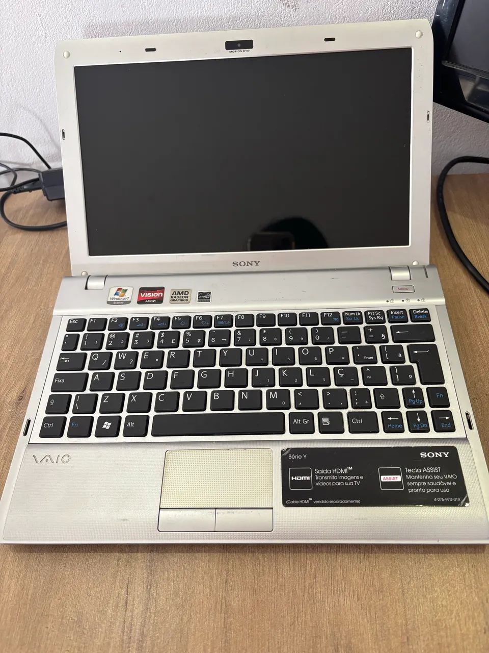 Notebook pequeno Sony Vaio Série Y 