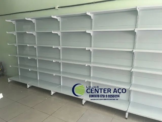 GONDOLAS DE AÇO (PRATELEIRAS) - Foto 4