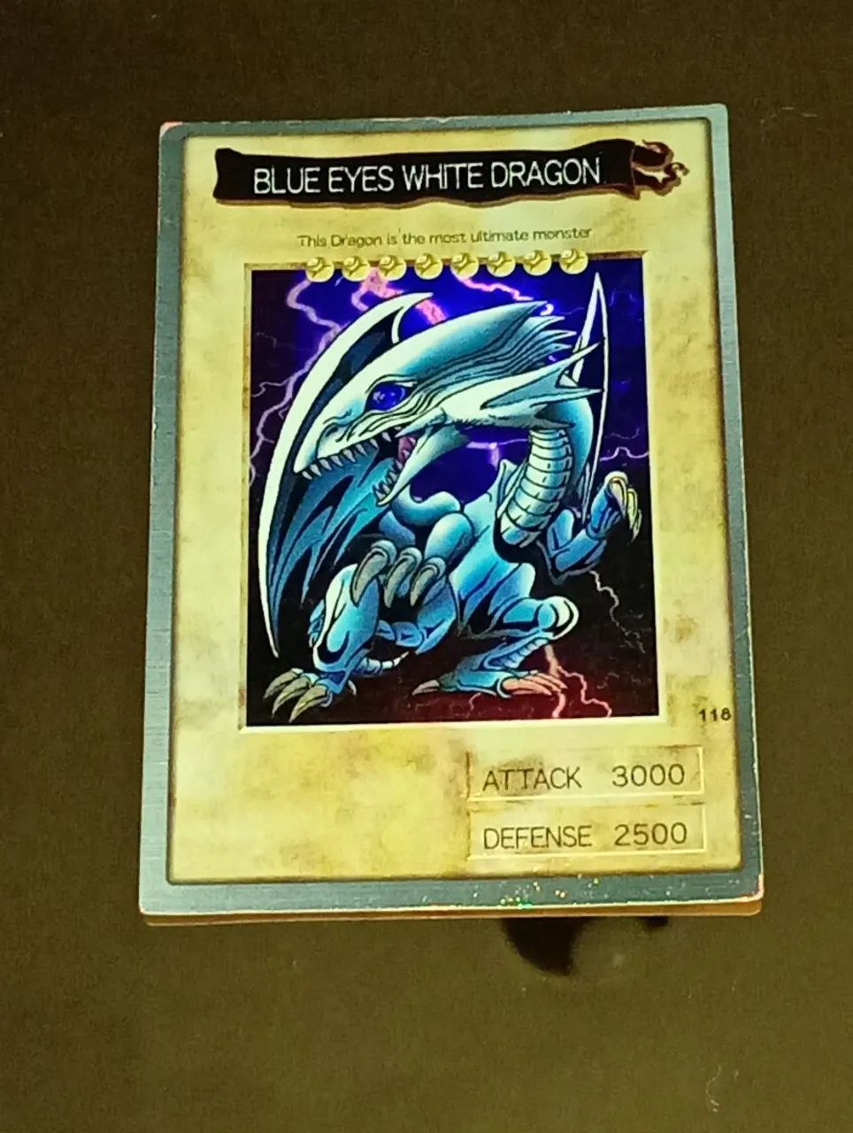 Blue-eyes white Dragon Bandai em inglês TCG YUGIOH - Foto 2