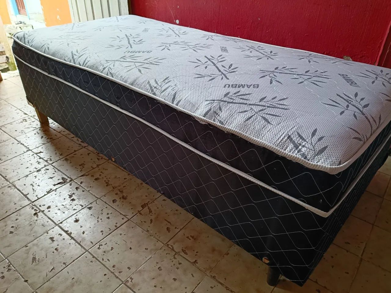 Cama box solteiro conjugado....já tá higienizado  - Foto 3