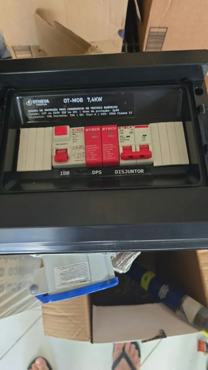 Caixa de proteção wallbox 