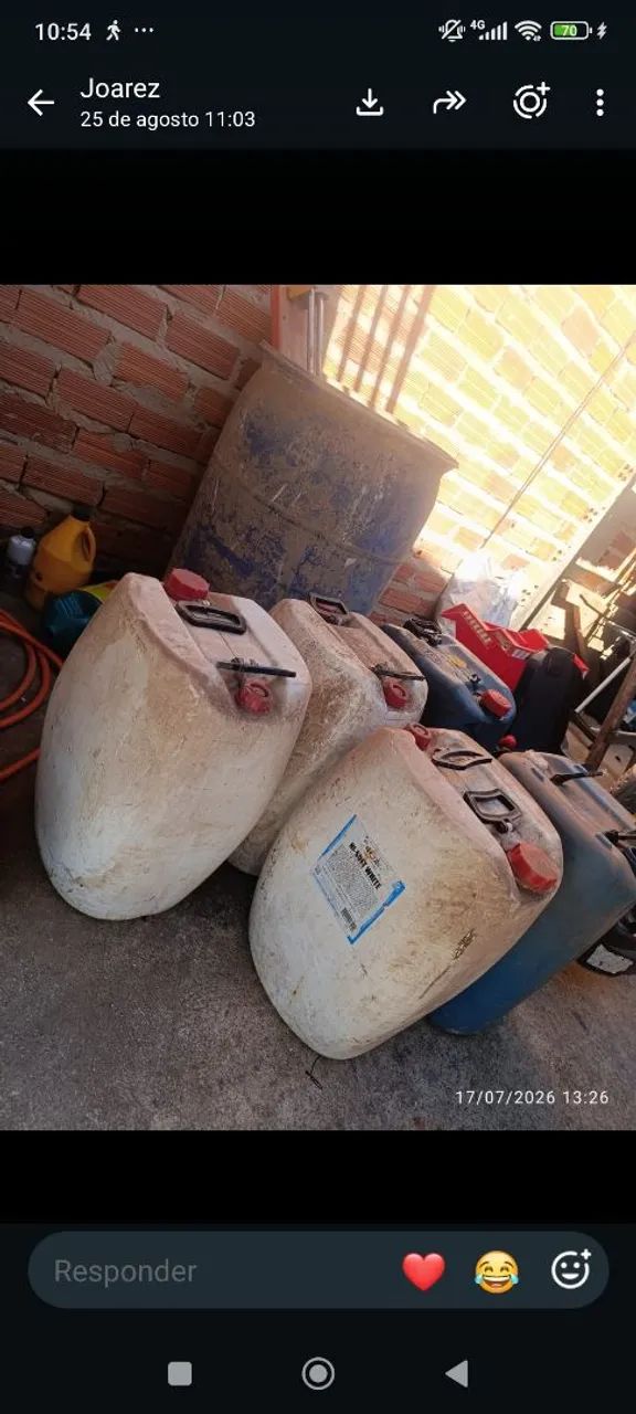 Galão para uso 