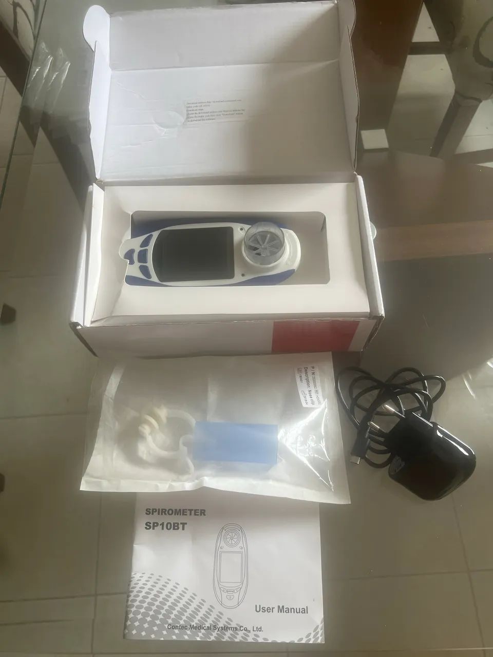Espirômetro Contec SP10BT - pouco utilizado  - Foto 3