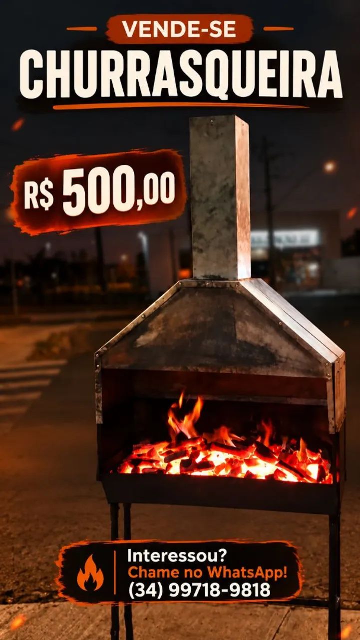 VENDE CHURRASQUEIRA PROFISSIONAL  - Foto 2