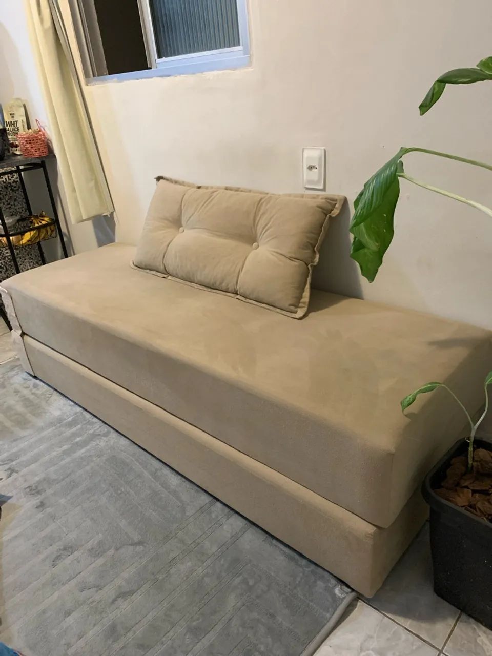 Sofá cama seminovo