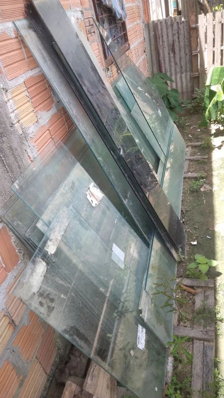 Vende-se vidro novos e usados platileira fixo janela a negociar  - Foto 2