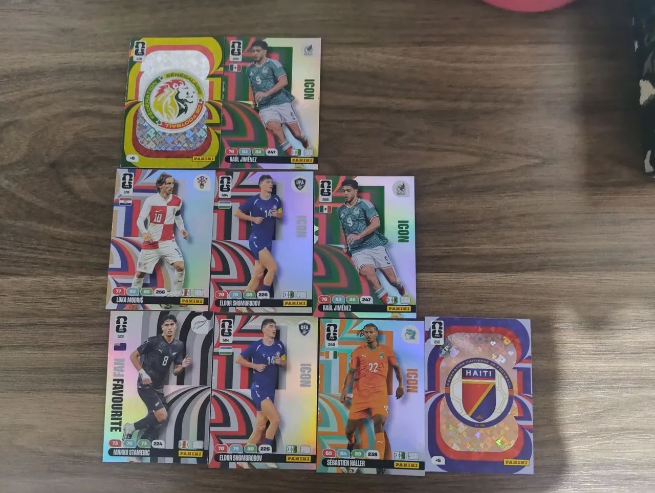 Cards Copa do Mundo 2026 Panini Sem repetição 