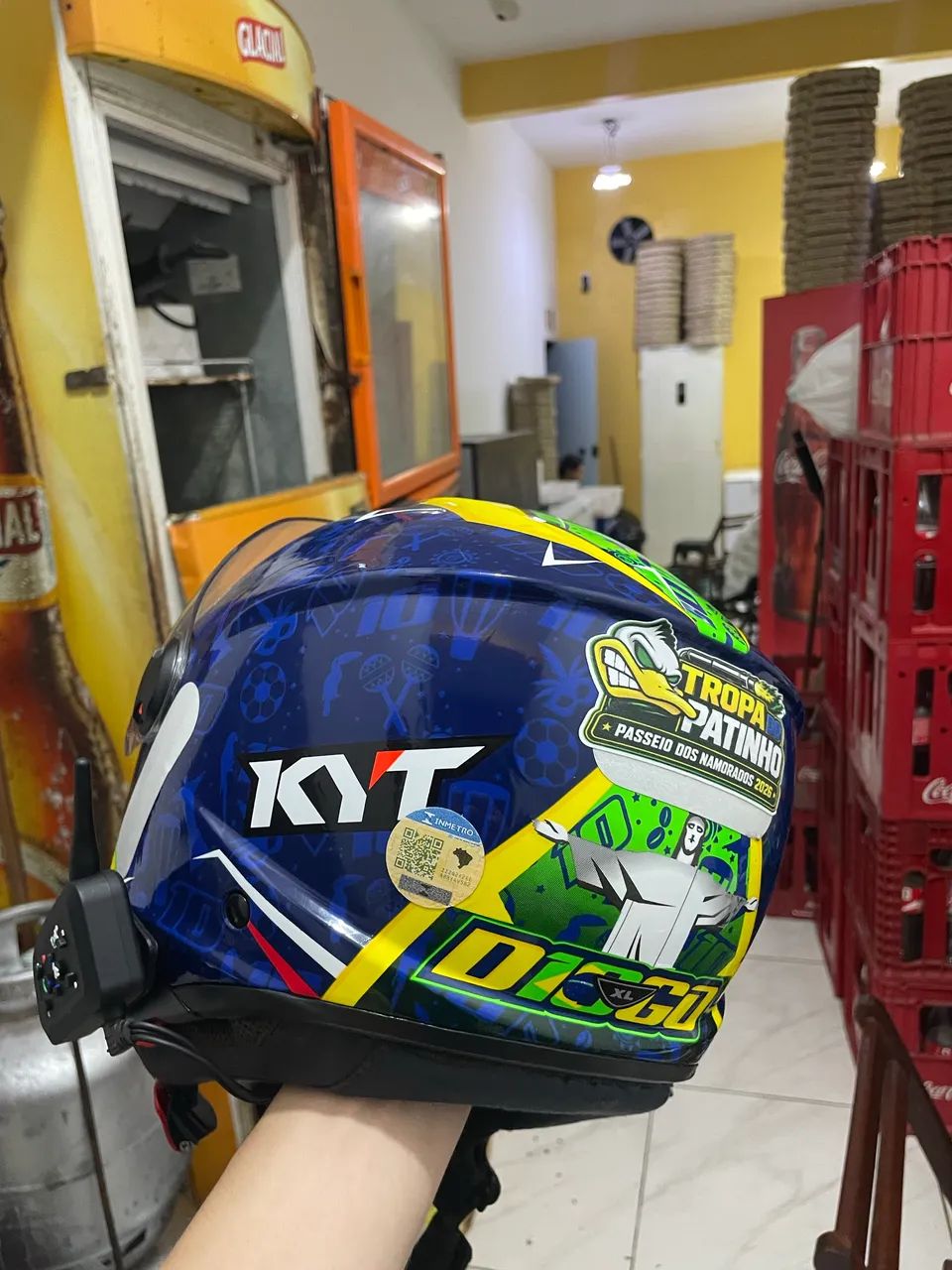 Capacete KYT aberto  n 60 - Foto 3
