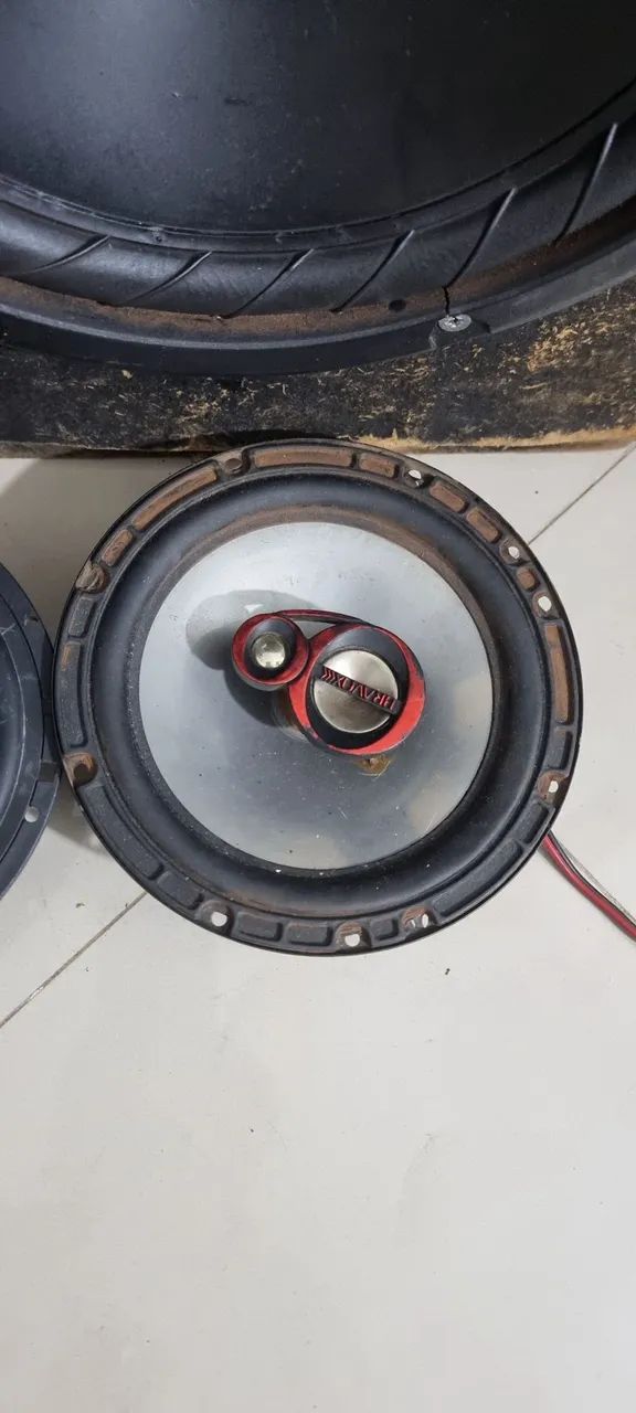 Vendo som, caixa de grave, modulo pyramid 800, 2 triaxial - Foto 4