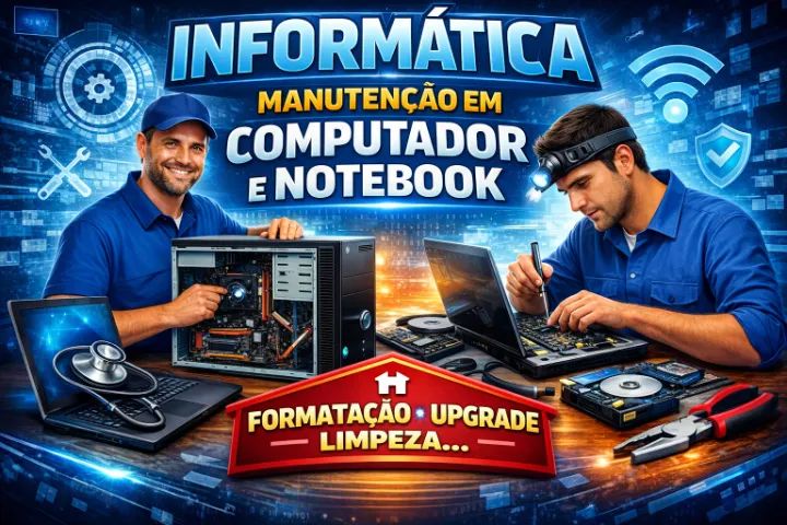 Informática - Manutenção em Computadores e Notebooks