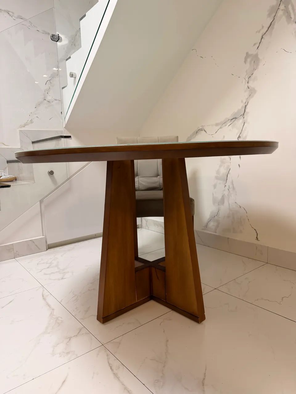 Mesa jantar em madeira maciça  - Foto 3