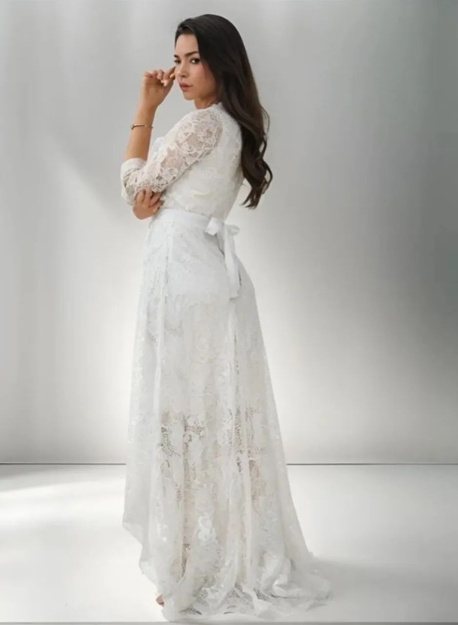 Vestido branco novo TAM M - Foto 3