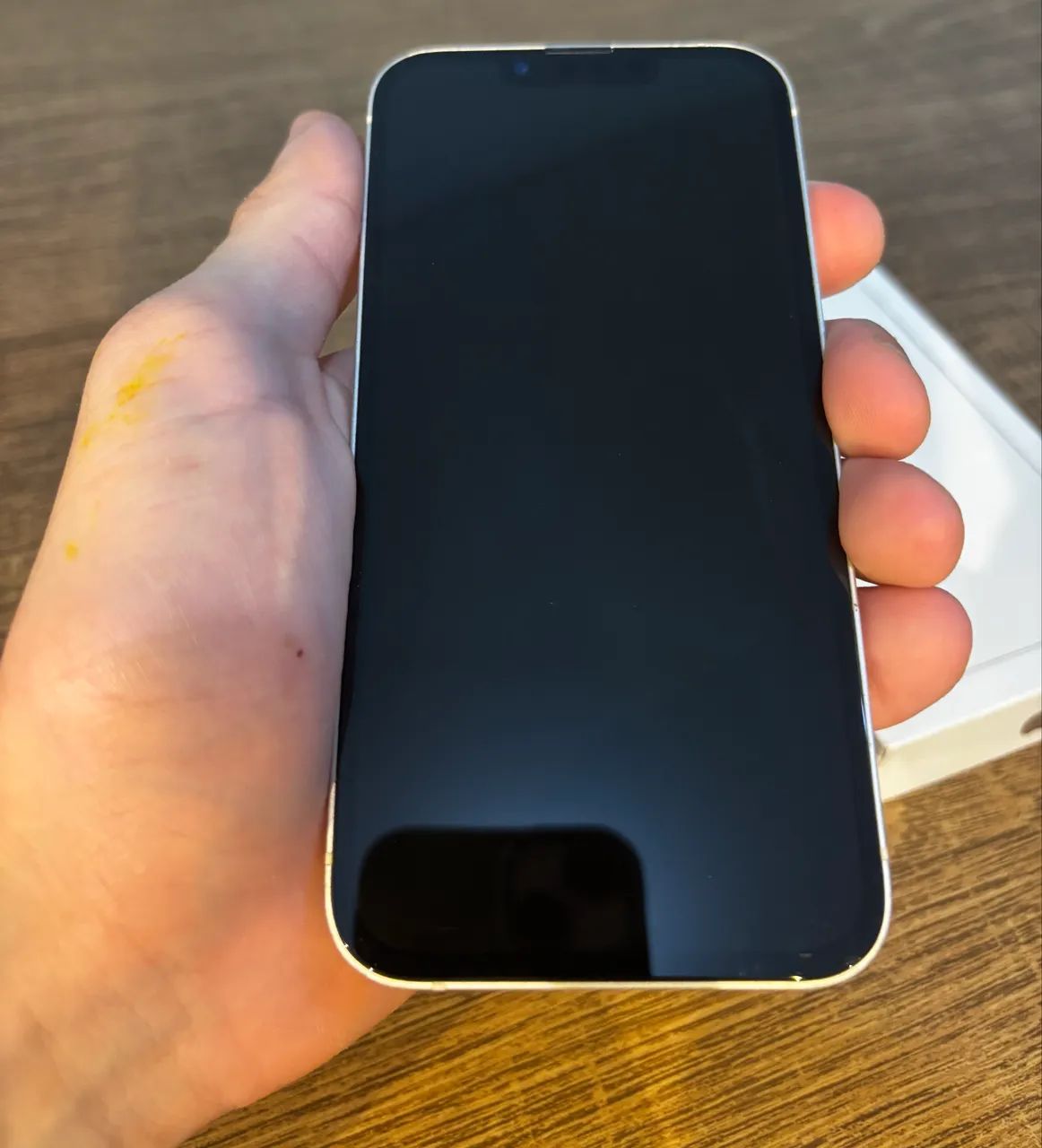 iPhone 13 128GB Branco - Caixa e nota  - Foto 5